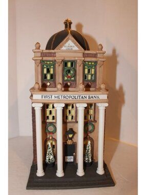 Dept 56 Christmas in the City  First Metropolitan Bank